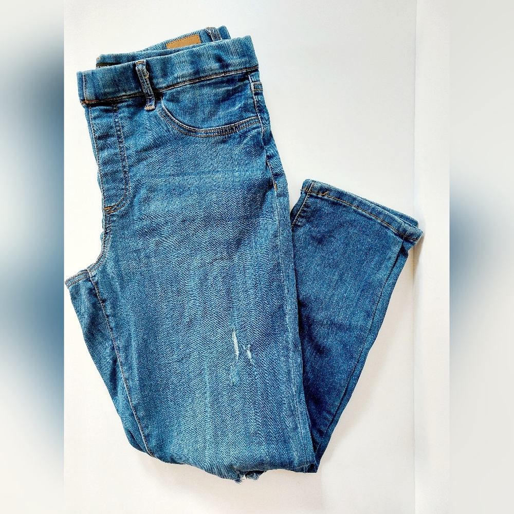 High Waisted‎ Distressed Boyfriend Jeans Dark Wash 15/32 Judy Blue #JB88369DK
